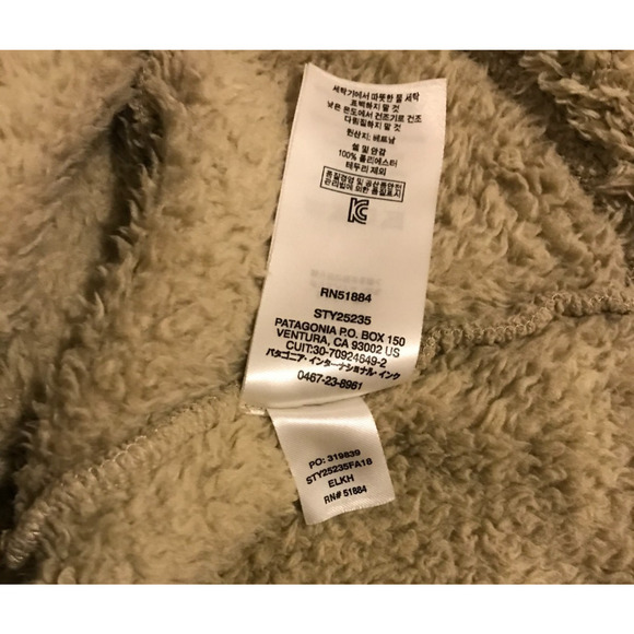 Patagonia Women's Los Gatos El Cap Khaki 1/4 Zip Fleece Pullover Top - Small - Picture 12 of 12